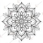 Mandalas para colorear fácil