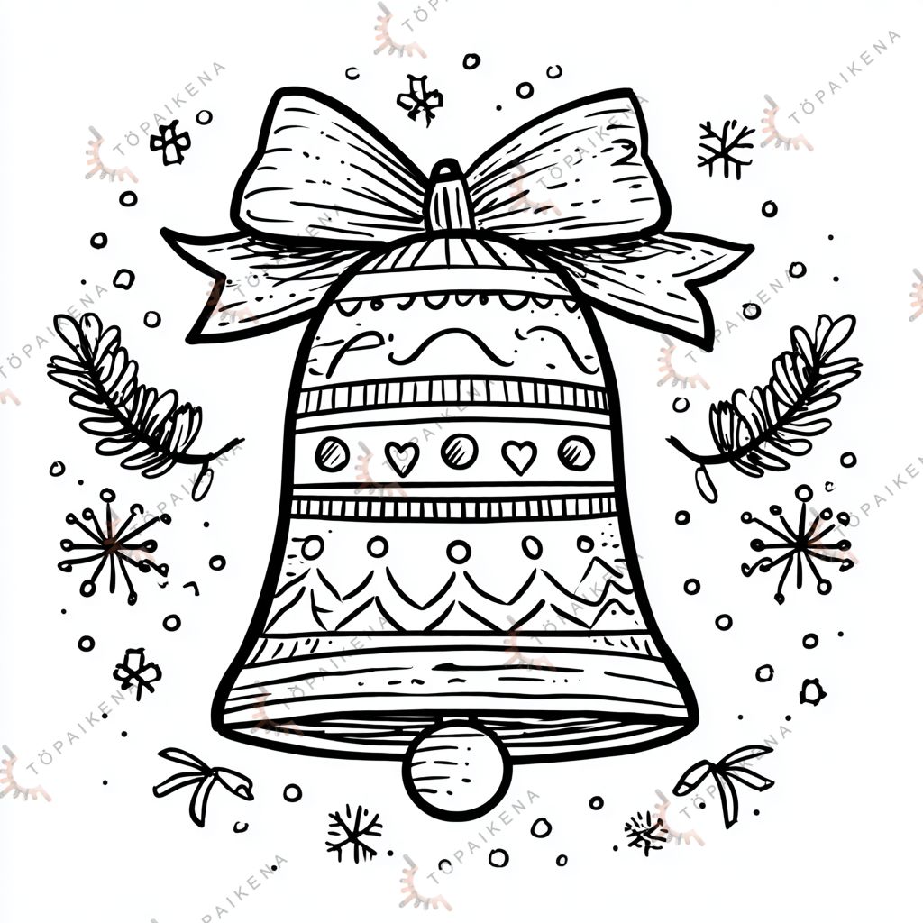 dibujos navideños para colorear en familia