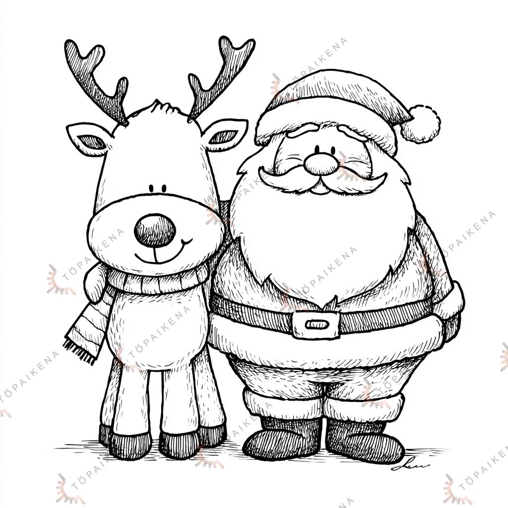 dibujos navideños para colorear en pdf