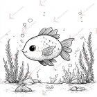 animales para colorear acuaticos