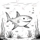 animales para colorear e imprimir del mar