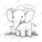 animales para colorear e imprimir kawaii